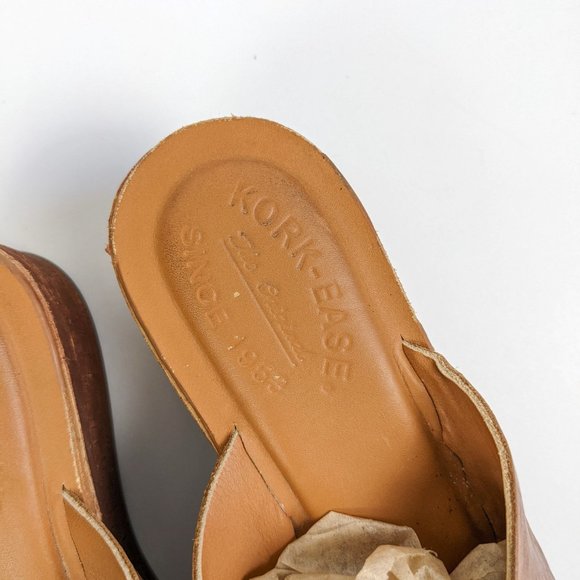 Kork-Ease Sabrina Leather Strappy Platform Sandal Brown Size 6/36.5 - Picture 4 of 16